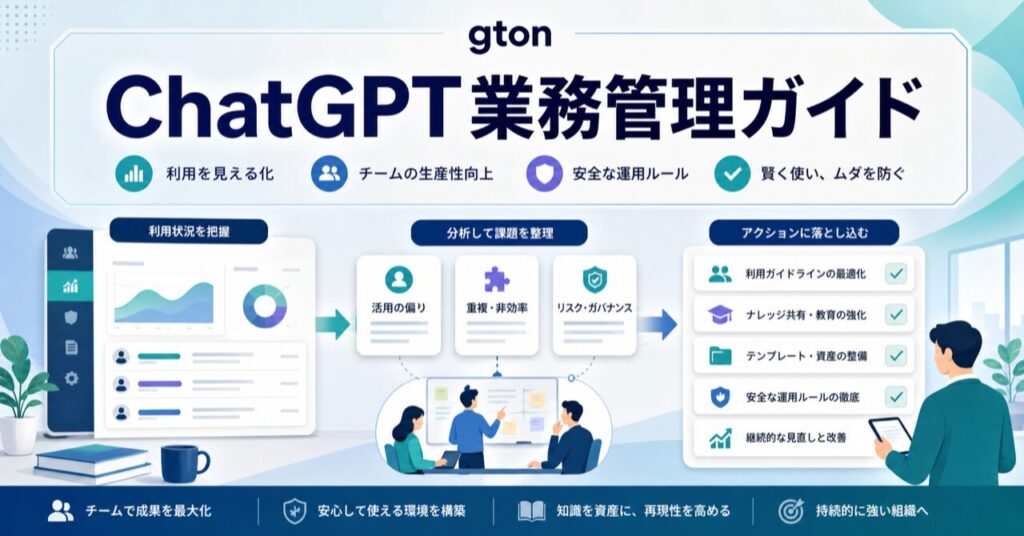 ChatGPT業務管理ガイドのアイキャッチ