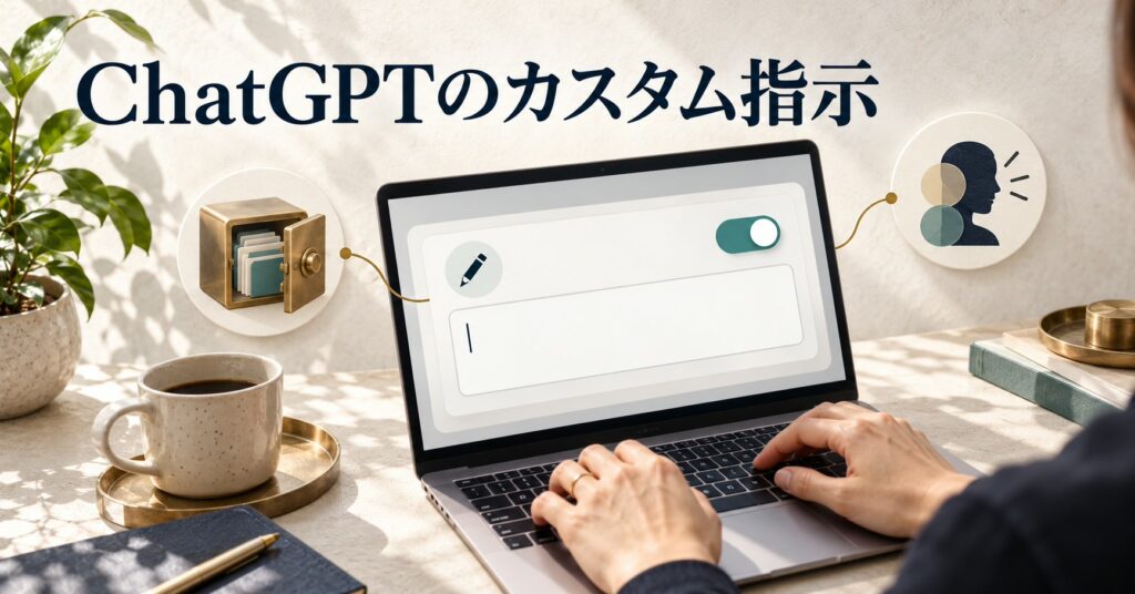 ChatGPTのカスタム指示の使い方｜メモリ・パーソナリティとの違い