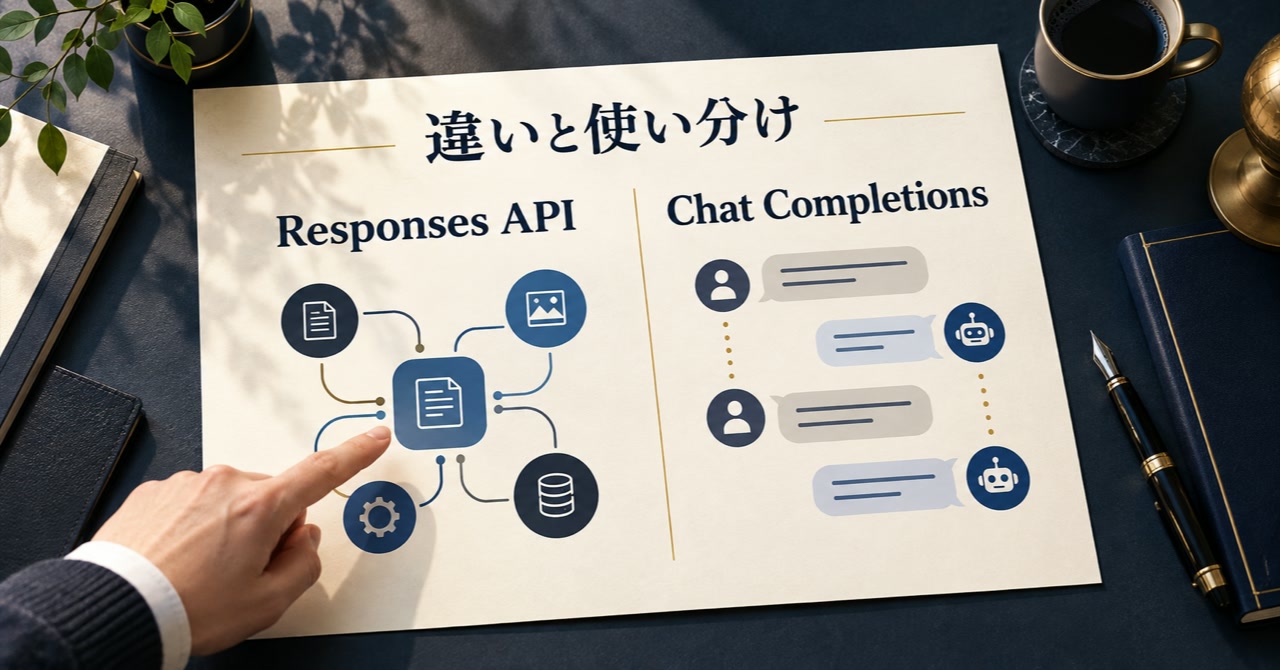 Responses APIとChat Completionsの違いと使い分け
